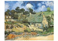 CPM Van Gogh Vincent Chaume de Cordeville a Auvers sur Oise 1890 Huile sur toile