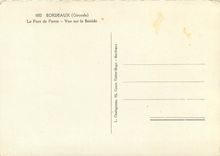 CPM Bordeaux (Gironde le Pont de Pierre Vue sur la Bastide