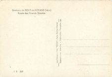 CPM Environs de Pont en Royans (Isere) Route des Grands Goulets