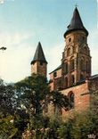 CPM La Correze Touristique Collonges la Rouge L'Eglise romane (XIe et XVe s)