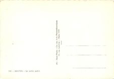 CPM Menton Le jardin public