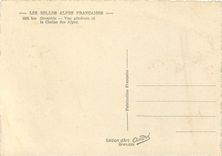 CPM Les Bellles Alpes Francaise Grenoble Vue generale et la Chaine des Alpes