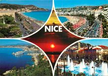 CPM La Cote d'Azur French Riviera Nice