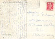 CPM Petite Maman Peint avec la bouche