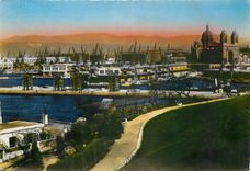 CPM Marseille Bassin de la Joliette et cathedrale