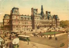 CPM Paris l'Hotel de Ville