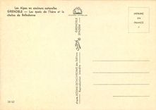 CPM Les Alpes en couleurs naturelles Grenoble les quais de l'Isere et la chaine de Belledonne
