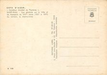 CPM Cote d'Azur Carrefour Mondial du Tourisme Saint Paul vue generale sur la ville et les remparts d