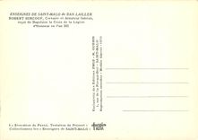 CPM Enseignes de saint Malo de Dan Lailler Robert Surcouf Corsaire et Armateurs Fameux