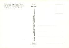 CPM Environs de Bagnoles de l'Orne Saint Ortaire (Orne) La croix sous le soleil d'Avril