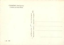 CPM Chamonix (Hte Savoie) Chaine du Mont Blanc