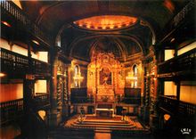 CPM Cambo les Bains Interieur de l'eglise