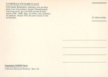 CPM Auch La Cathedrale Sainte Marie