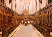 CPM Cathedrale d'Auch ensemble des 113 stalles