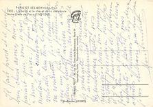 CPM Paris et ses Merveilles La seine et le cheval de la cathedrale Notre Dame de Paris (1163 1260)