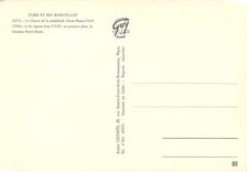 CPM Paris et ses Merveilles La facade de la cathedrale Notre Dame (1163 1330) vu du square Jean XXII