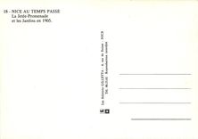 REPRO Nice au temps Passe La Jetee Promenade et les Jardins en 1905