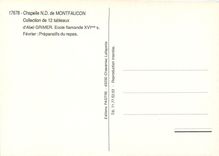 CPM Chapelle N D de Montfaucon d'Abel Grimer Ecole flamande XVIe s Fev Preparatifs du repas