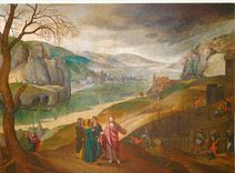 CPM  Chapelle N D de Montfaucon d'Abel Grimer Ecole flamande XVIe s Mars Taille de la vigne