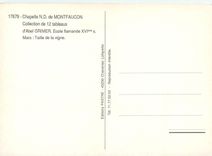 CPM  Chapelle N D de Montfaucon d'Abel Grimer Ecole flamande XVIe s Mars Taille de la vigne