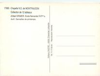 CPM Chapelle N D de Montfaucon d'Abel Grimer Ecole flamande XVIe s Avril Semailles de printemps