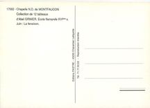 CPM Chapelle N D de Montfaucon d'Abel Grimer Ecole flamande XVIe s Juin la fenaison