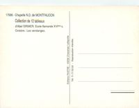 CPM Chapelle N D de Montfaucon d'Abel Grimer Ecole flamande XVIe s oct les vendanges