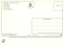 CPM Firenze Museo di S Marco Christ raille