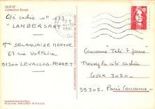 CPM Aquarelie de Gwendal le Bayon rue carnot