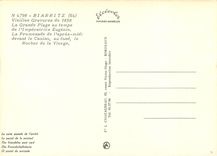 CPM Biarritz en 1858 la grande Plage a l'heure de la promenade