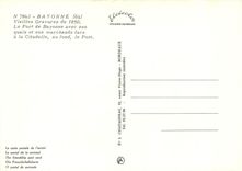 CPM  le Port Bayonne en 1850