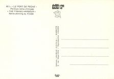 CPM Le Port de Peche Peinture naive d'Alcase