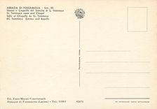 CPM Abbazia di Fossanova sec XII salle et chapelle de St Tommaso