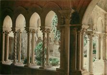 CPM Abbazia di Fossanova Quadrifora del Chiostro gotico (sec XII)