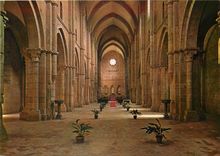 CPM Abbazia di Fossanova sec XIII interno Abbaye de Fossanova XIIIs interieur