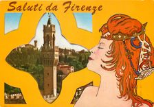 CPM Saluti da Firenze ete Florentin