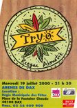 Tract Publicite Mercredi 19 juillet 2000 21 h 30 Arene de Dax