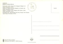 CPM Vicenza Basilica di Monte Berico detail du repas de Saint Gregoire le grand par paolo veronese (