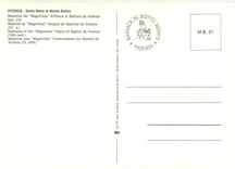 CPM Vicenza Santa Maria di Monte Berico Madone du Magnificat Fresque de Baptiste de Vicenza (XVs)