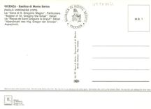 CPM Vicenza Santa Maria di Monte Berico Paolo Veronese (1572) le repas de Saint Gregoire le Grand de