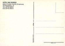 CPM Hotel San Giorgio Fuiggi Fonte (Frosinone) via Prenestina