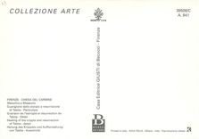 CPM Firenze Chiesa del Carmine Guerison de l'estropie et resurection de Tabit detail