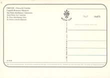 CPM Firenze Chiesa del Carmine Saint Pierre fait l'Aumone