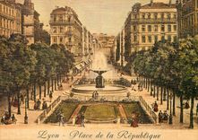 CPM Lyon Place de la Republique