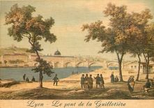 CPM Lyon Le pont de la Guillotiere