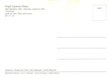 CPM Angel Cabanas Oteiza huile sur toile