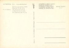 CPM Antwerpen O Ll'Erection de la crois