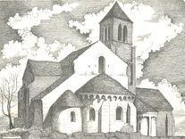 CPM Eglise de l'ancien chapitre des Chanoinesses de Lancharre 