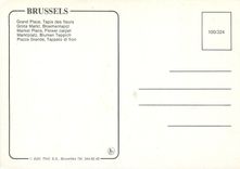 CPM Brussels Grand Place Tapis des fleurs 