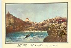 CPM Biarritz Vieilles Gravures de 1858 